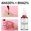 Hot Sell Natural Organic AHA 30% BHA 2% Serum Deep Peeling Exfoliating Solution Skin Facial Serum - Korvel