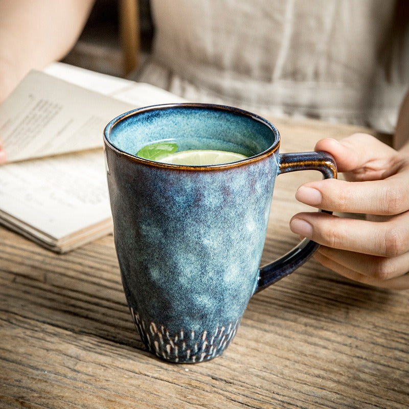 Elegant White Porcelain Coffee Mug