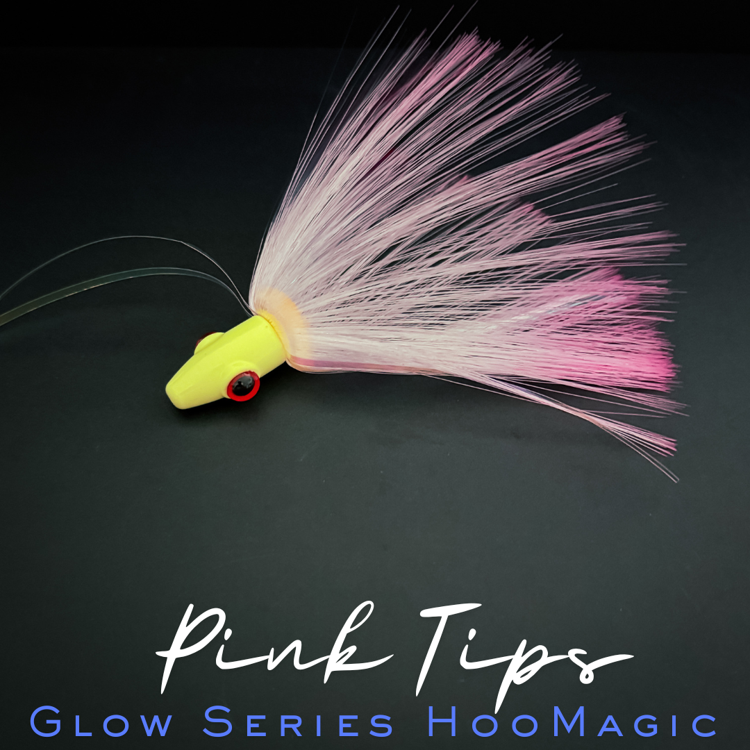 Señuelos de curricán Magictail HooMagic Glow Series