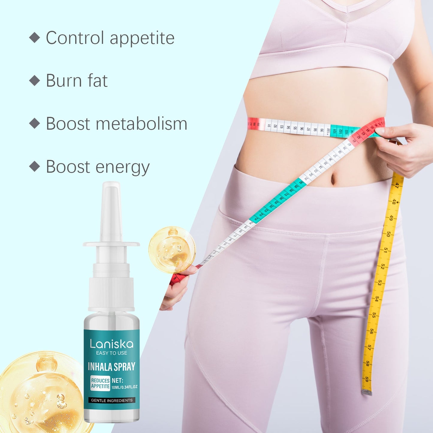 Body Beauty Nose Spray Mild Ingredients Light, Firm And Highlight The Body Everyday Lazy Nose Spray - Korvel