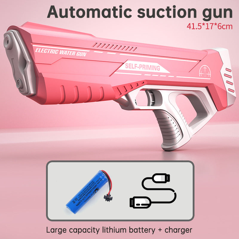 Electric Induction Water Gun Summer Outdoor Toys Automatic Pumping Gun Beach Swimming Pool Water Fight Children's Toy Gifts - Korvel