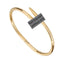 Bracelet en acier titane élégant pour femmes