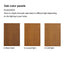 Corner Curio Cabinet with 5 Shelves and Lighting System, Oak(E26 light bulb not included) - Korvel