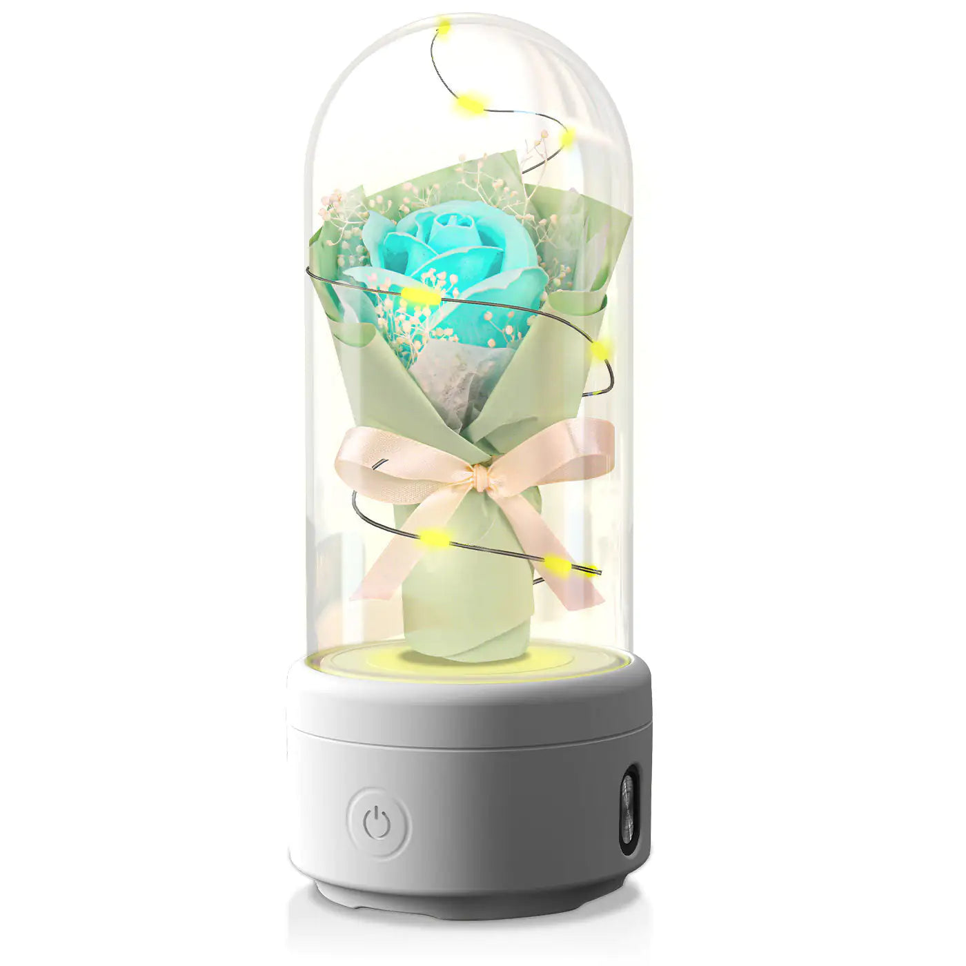 Lumière LED Bouquet 2-en-1 Créative et Haut-Parleur Bluetooth