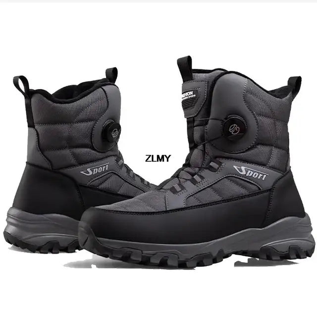 Bottes de neige chaudes pour hommes pour les aventures d'hiver