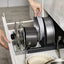 Stainless Steel Adjustable Pot Lid Rack