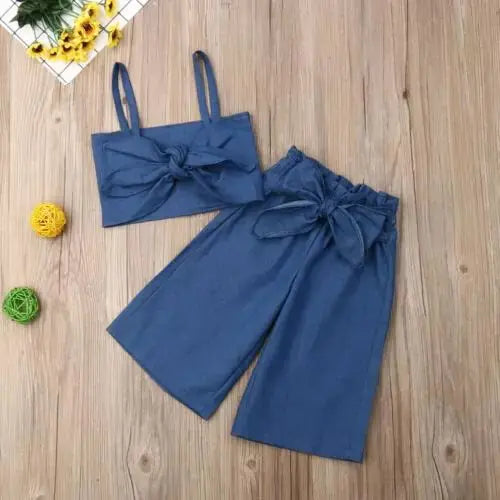 Conjunto de Camisa de Denim Premium para Mujeres
