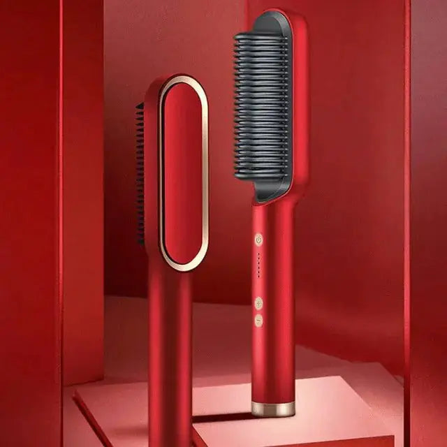 Peigne Électrique Professionnel pour Cheveux Lisses