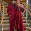 Ensemble de costume 2 pièces ajusté pour homme Cloudstyle en rouge vin