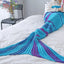 Striped Mermaid Blanket for Cozy Living Spaces