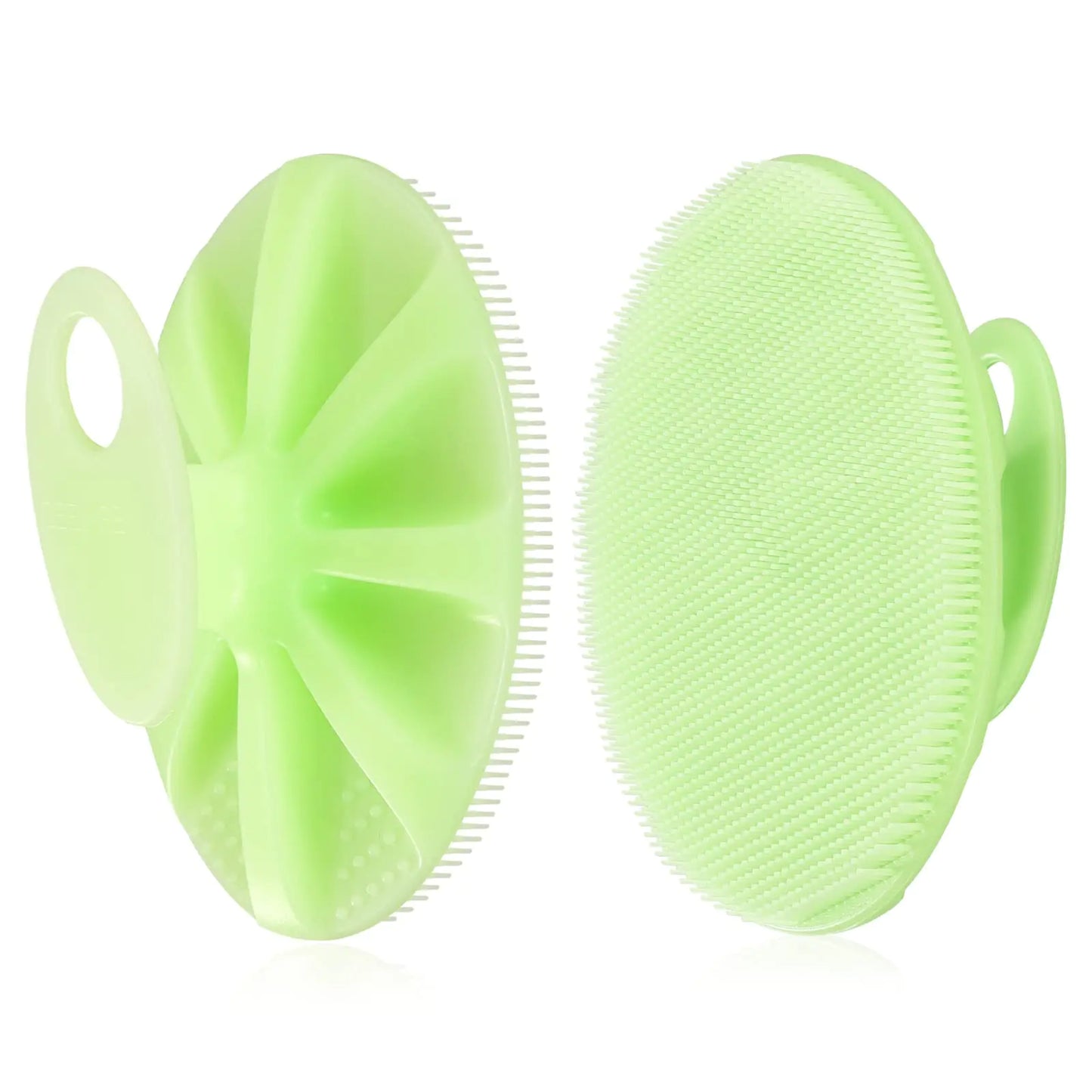 Brosse de Nettoyage Corporelle en Silicone Souple INNERNEED - Exfoliation Douce (Vert)