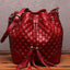 Vintage Leather Bucket Bag for Women - Versatile Design