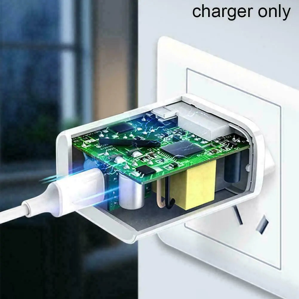 Cargador de pared Super Rápido Type-C de 25W con cable de 6FT para Samsung Galaxy