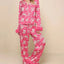 Christmas Satin Printed Long Sleeve Pajama Suit