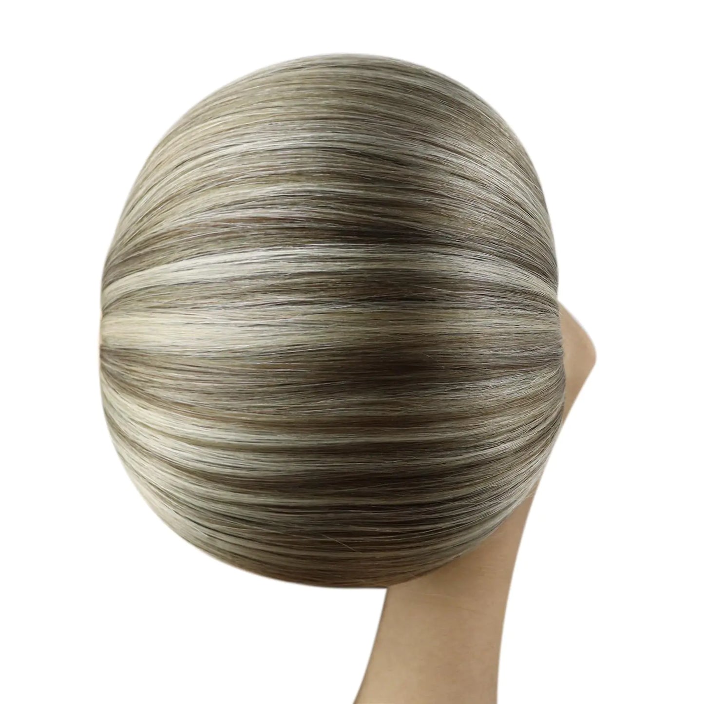 Extensiones de Cabello Humano Clip-In de 20 Pulgadas Full Shine - Ombre Cool Taupe