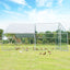 Premium 13 x 13 Feet Walk-in Chicken Coop with Waterproof Cover