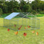 Large Walk-In Shade Cage Chicken Coop with Roof Cover - 13'