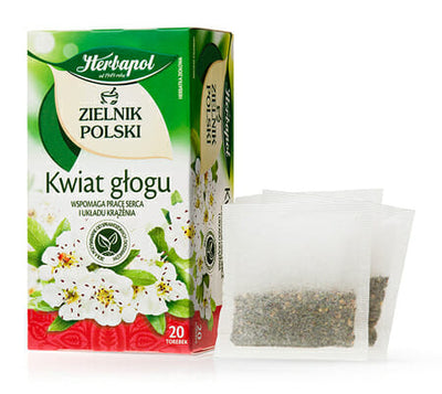 Herbapol Polish Herbarium Hawthorn Flower Herbal Tea - 20 Bags