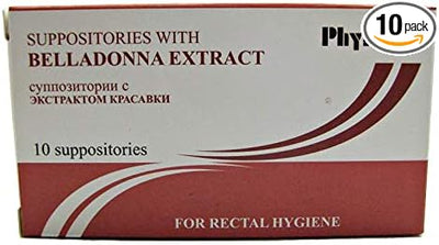 PhytoLab Belladonna Extract Suppositories - 10 Count