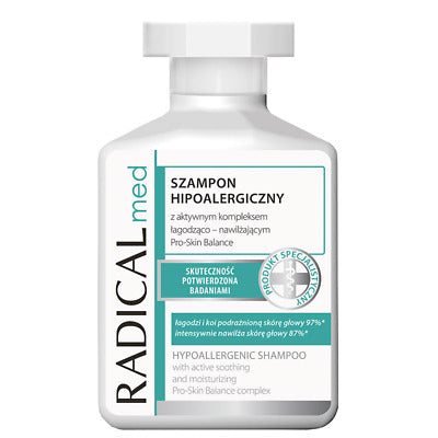Shampoo Hypoallergénique Doux RADICAL MED 300ml