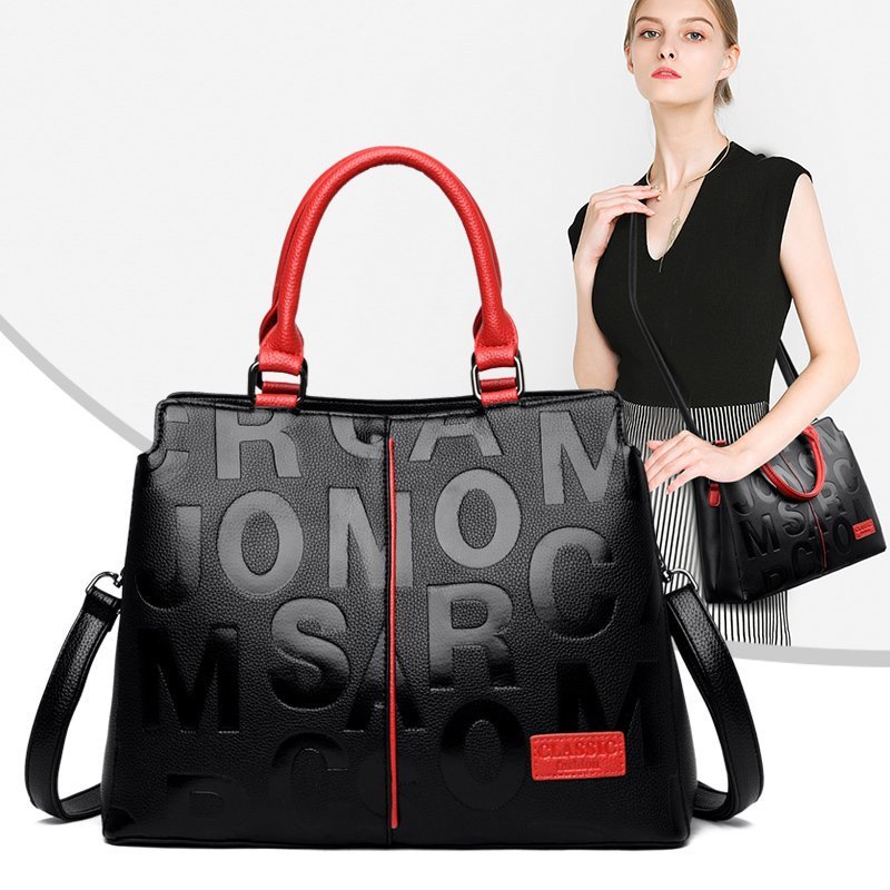 Bolso de Hombro de Lujo con Estampado Monograma para Mujeres