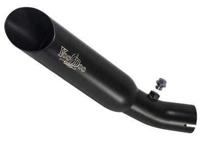 VooDoo Shorty Slip-On Exhaust for 2001–2006 Honda CBR600F4i - Matte Black - Korvel