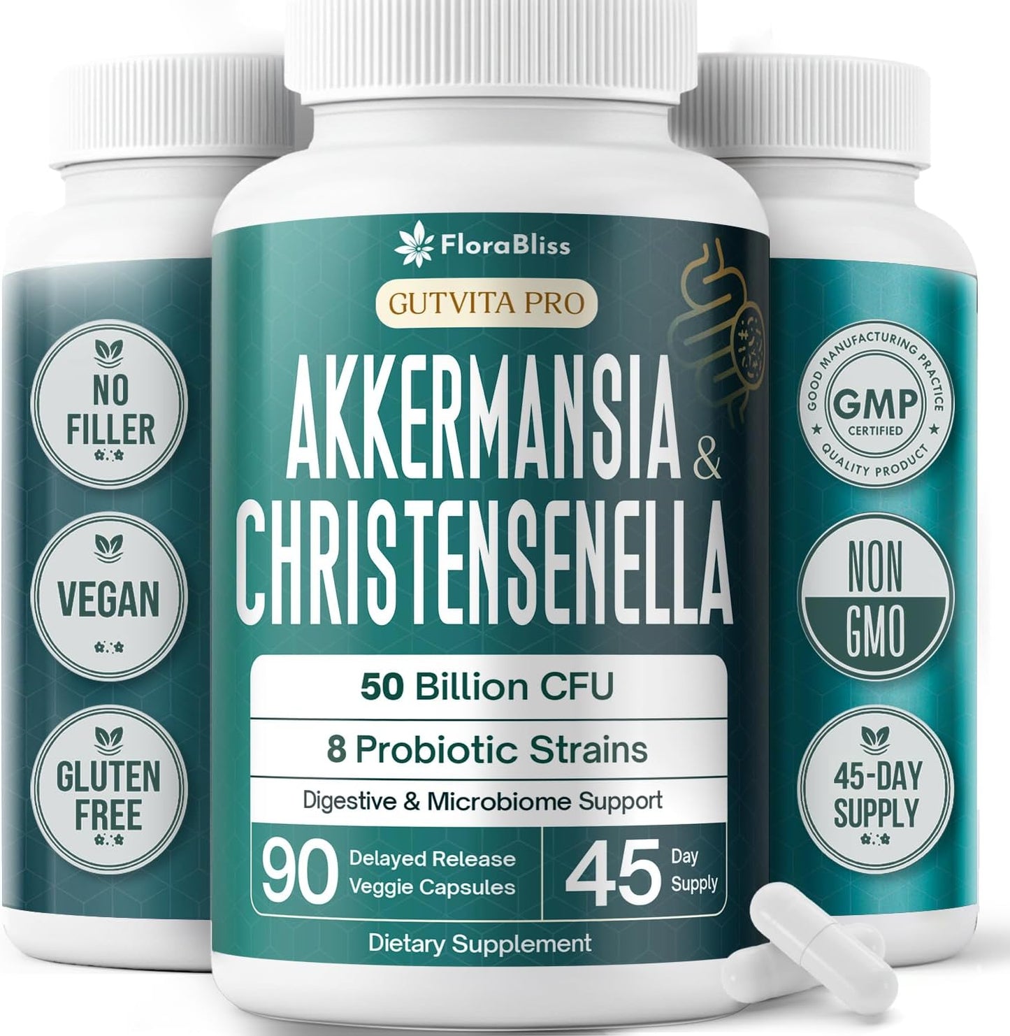 Premium Probiotic Blend with Cranberry Extract - 50 Billion CFU