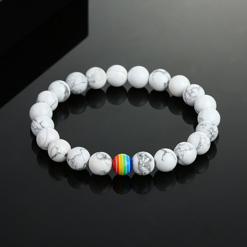 Ensemble de Bracelets Magnétiques pour Couples - Bracelets en Pierre Naturelle