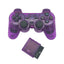 Transparent Wireless Dual Shock Bluetooth Gamepad
