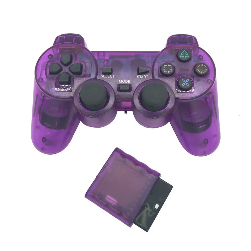 Transparent Wireless Dual Shock Bluetooth Gamepad