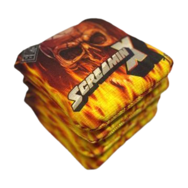 Screamin X Pro Cornhole Bags (7/9 or Optional 7/10) - Korvel