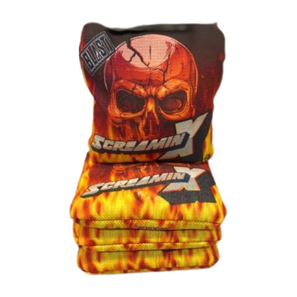 Screamin X Pro Cornhole Bags (7/9 or Optional 7/10) - Korvel