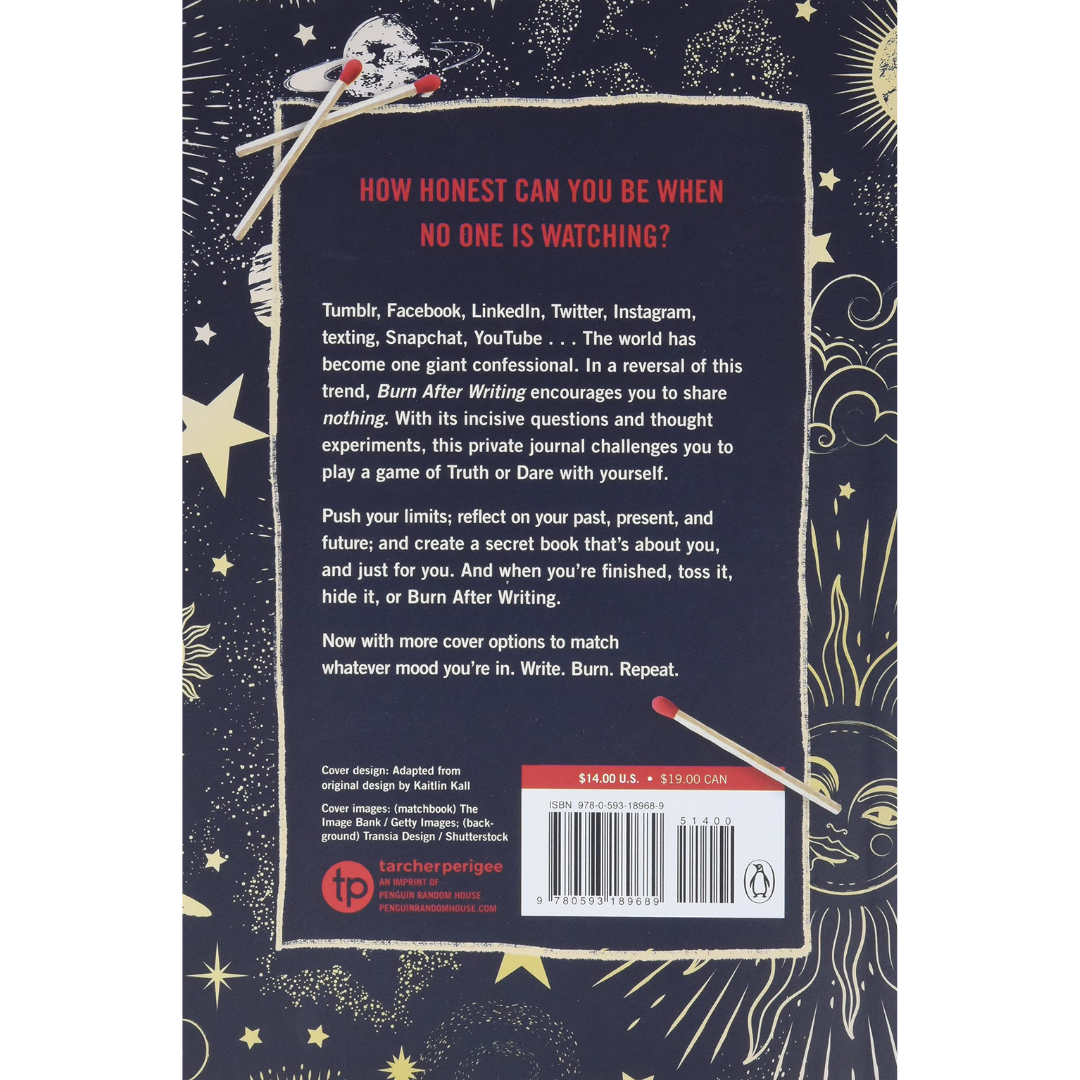 Reflect & Release: The Celestial Edition of Burn After Writing [Spiral-Bound] - Korvel