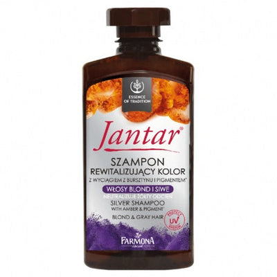 Shampoo revitalisant Farmona Jantar pour cheveux blonds et gris 330ml