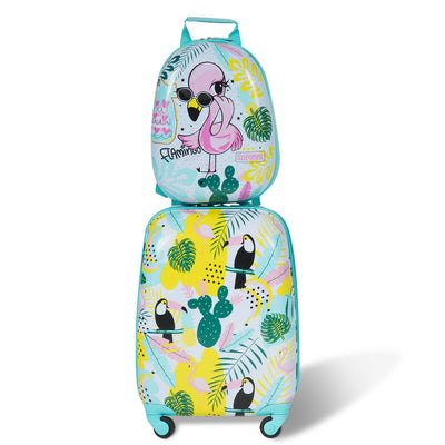 Gbruno 2-Piece Kids' Luggage Set: Backpack & Rolling Suitcase
