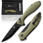 Ultimate Vector Folding Pocket Knife Gift Set for Outdoor Enthusiasts (Green & Black) - Korvel