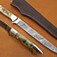 Premium Damascus Steel Fillet Knife with Sheep Horn Handle - Korvel