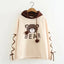Sudadera con Capucha de Oso para Mujeres - Suéter Acogedor y Bonito