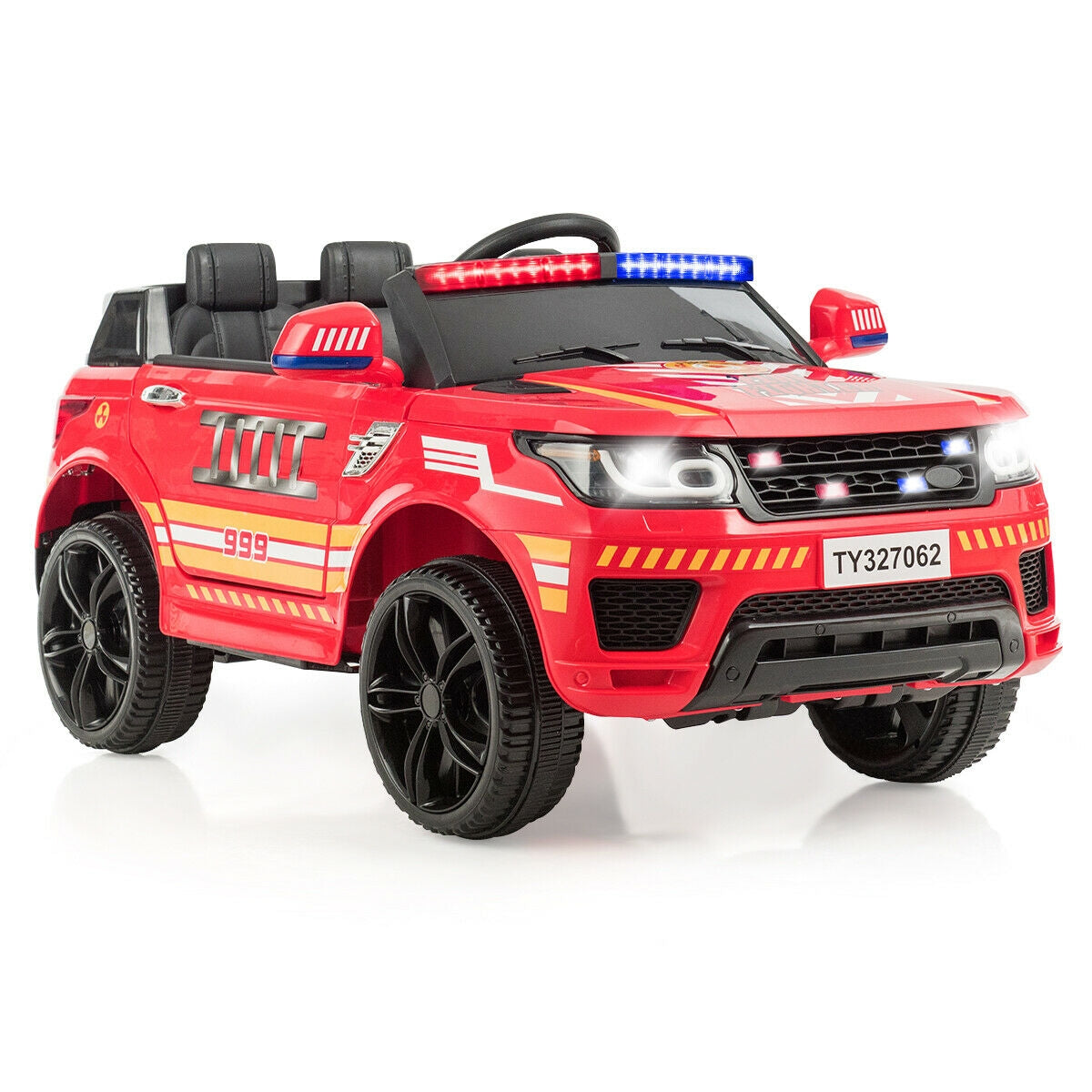 Coche eléctrico para niños de 12V con control remoto - Rojo