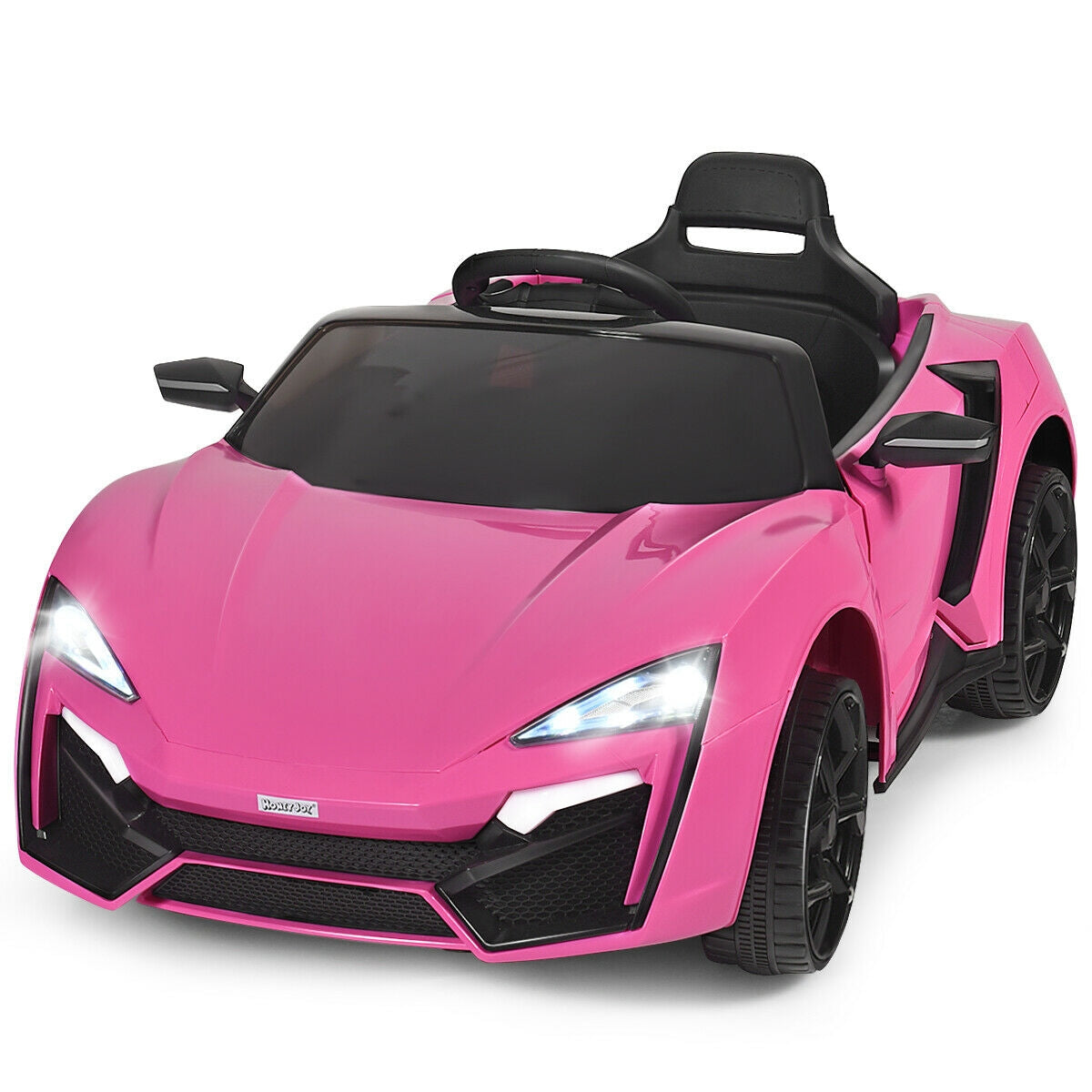 Vehículo Eléctrico RC 12V 2.4G con Luces - Rosa