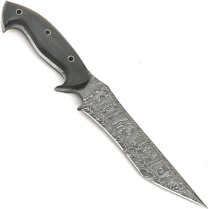 Premium Handmade Damascus Steel Tanto Knife for Hunting - Korvel