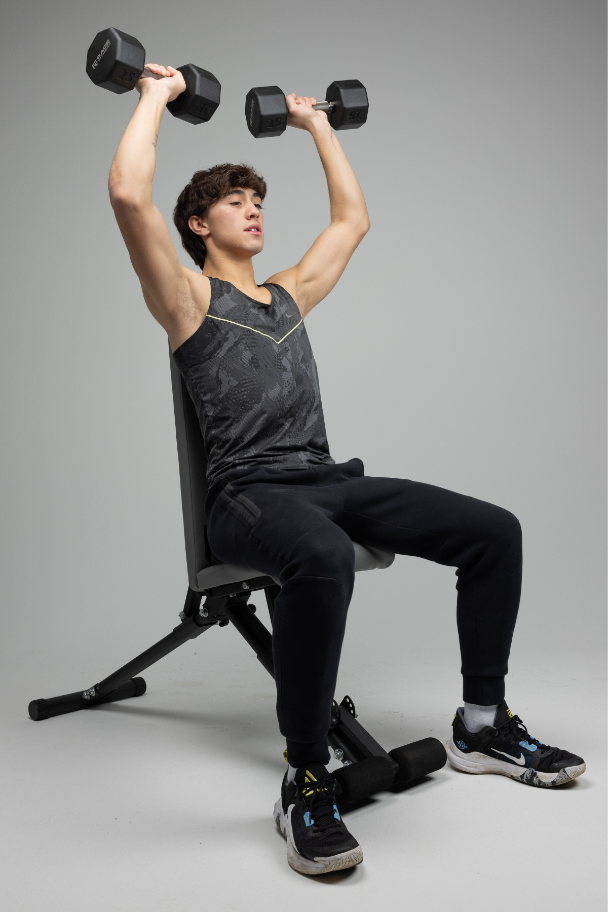 Premium Octo Rubber Dumbbell - Individual Unit - Korvel