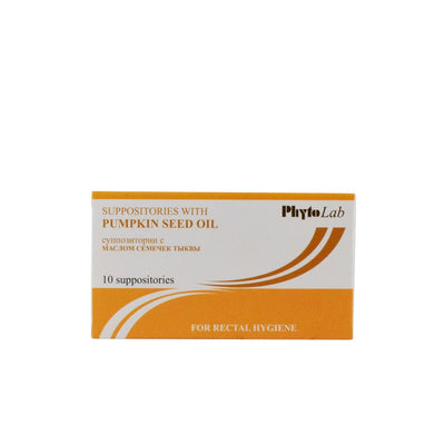 PhytoLab Pumpkin Seed Oil Suppositories - 10 Count