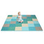 58 Inch Toddler Foam Play Mat - Light Blue
