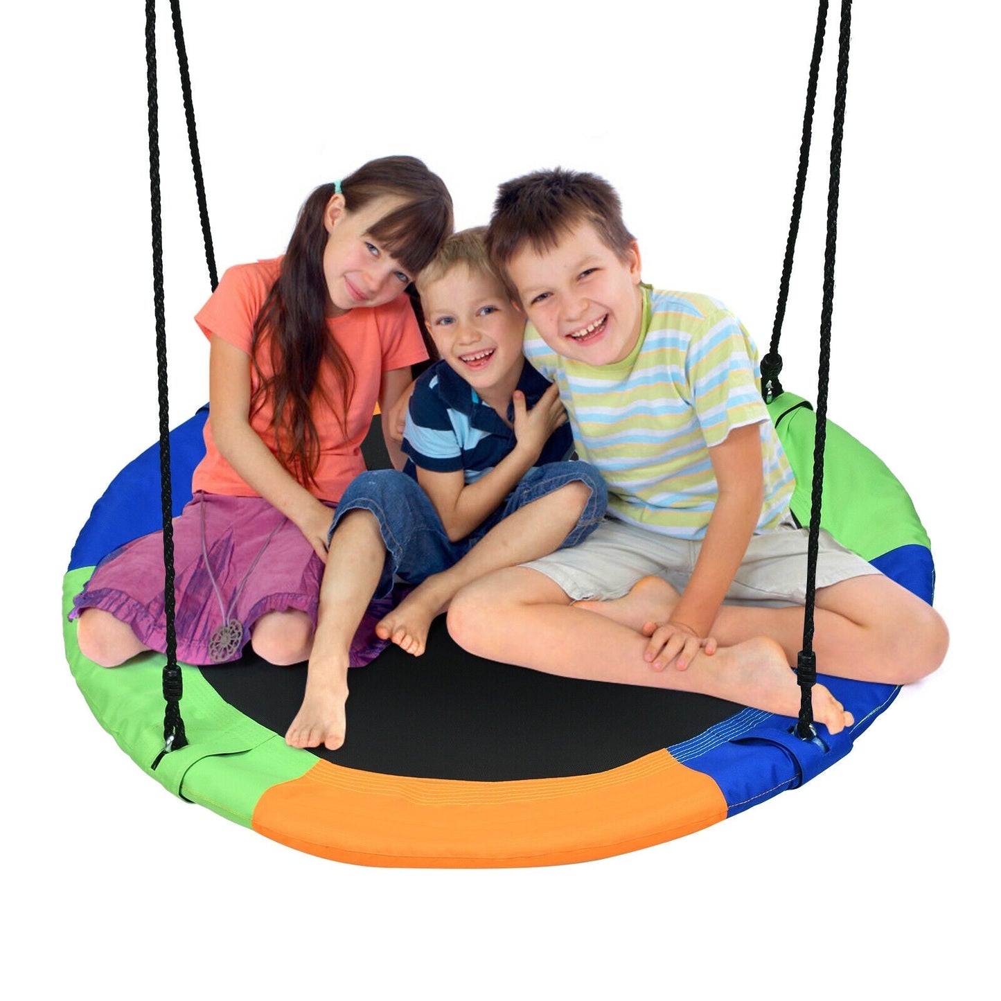 40-Inch Flying Saucer Tree Swing for Outdoor Fun