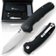 The Clip Point Folding Pocket Knife Giftset for Men and Women (Silver and Black) - Korvel