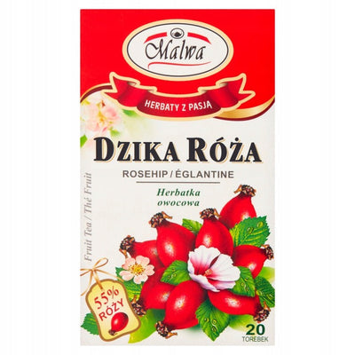 Té de Rosa Mosqueta Herbal MALWA - 20 Bolsitas Premium