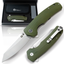 Premium Pioneer Folding Pocket Knife Gift Set - Silver & Green - Korvel