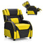 Sofá Recliner de Juego para Niños de Cuero PU - Amarillo