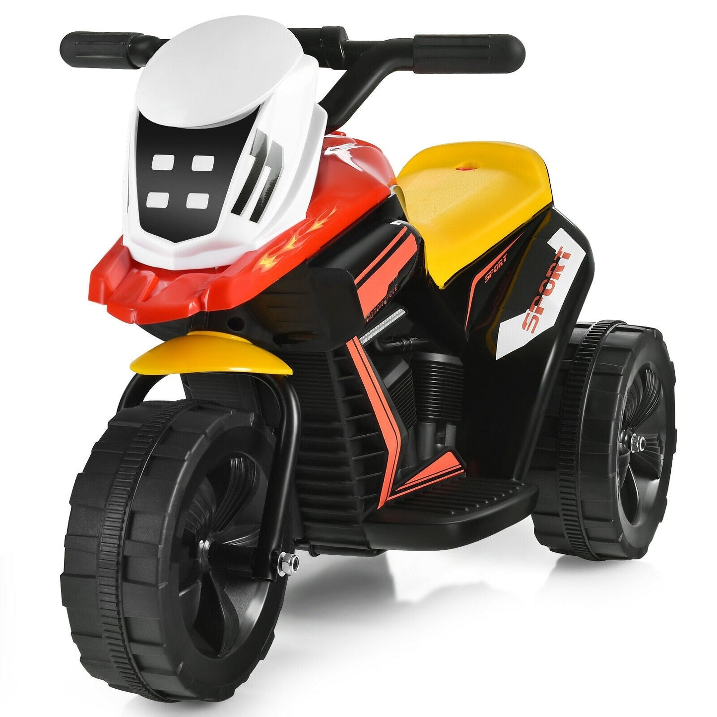 6V 3-Wheel Electric Ride-On Motorcycle Trike for Kids
